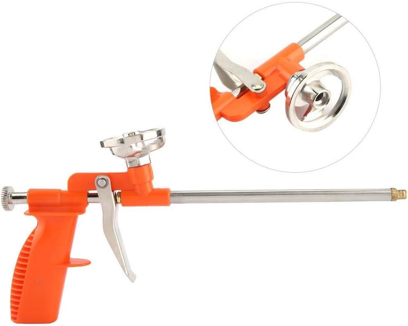 woobles Foam Gun, Pu Expanding Foaming Gun, Heavy Duty Spray Foam Gun with PTFE Coated, Foam Spray Insulation Caulking Gun Spray Application Tool Sealant Applicator for Filling & Sealing - Image 4